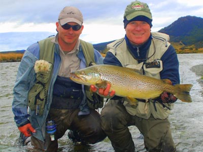 Casey, client and a great fish!